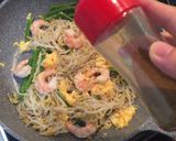 お弁当に♡海老もやし卵インゲンのマヨ炒め作り方6写真