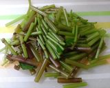 ハチク、かたは、打ち豆の具沢山な味噌汁作り方6写真