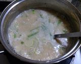 ハチク、かたは、打ち豆の具沢山な味噌汁作り方7写真