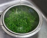 一番おいしい♪おかひじきのお味噌汁作り方4写真