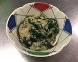 父が認めた！ほうれん草と卵のなめたけ和え作り方9写真