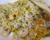 簡単♪残りご飯で♡美味しい❤エビピラフ❤作り方6写真
