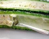 ゴーヤとワカメの酢の物作り方1写真