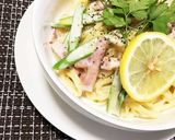 アスパラとベーコンの爽やかクリームパスタ作り方8写真