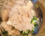 豆腐でヘルシー しらす柚子胡椒丼作り方3写真