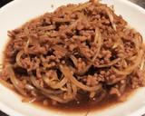 もやしとひき肉のきんぴら風簡単炒め！作り方6写真