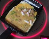 使い切りレシピ！納豆と大根葉のオムレツ作り方5写真