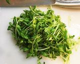 豆苗のにんじんシリシリー作り方1写真