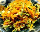 豆苗のにんじんシリシリー作り方5写真