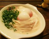 超濃厚冷うどん！豆乳味噌のカルボナーラ作り方4写真