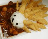 とんがりコーンのはりねずみカレー作り方6写真