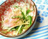 ✿水菜と❀魚肉ソーセージの✿ゴマソテー作り方5写真