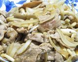 豚肉ブナシメジのポン酢炒めバルサミコ風味作り方9写真