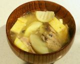 タケノコのお味噌汁♪信州の定番サバ缶で♪作り方5写真