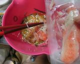 カニカマ入り出し巻き卵　簡単で早い！作り方2写真
