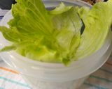 牛肉しぐれ煮のサラダ お弁当用作り方4写真