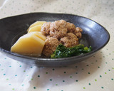 煮るのは10分！カブと肉団子の煮物♪作り方14写真