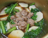 煮るのは10分！カブと肉団子の煮物♪作り方13写真