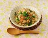 カルシウムたっぷり！菜の花の和風炒めご飯作り方6写真