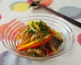 鯵と彩り野菜の南蛮漬け作り方7写真