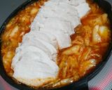韓国風❤️ピリ辛鶏のキムチ煮込み作り方3写真