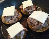 米なすチーズのガーリックポークステーキ作り方5写真