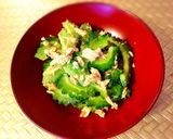 苦くないよ!ゴーヤとツナのおかか和え作り方4写真