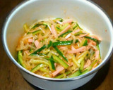魚肉ソーセージともやしときゅうりのナムル作り方5写真