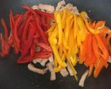 カラフル青椒肉絲作り方4写真