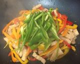 カラフル青椒肉絲作り方5写真