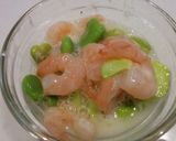 そら豆と海老のフリッター卵黄つけ作り方5写真
