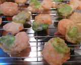 そら豆と海老のフリッター卵黄つけ作り方7写真
