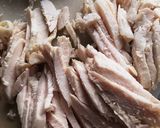 簡単★ヘルシー鶏胸肉でバンバンジー作り方2写真