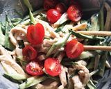 簡単★ヘルシー鶏胸肉でバンバンジー作り方5写真