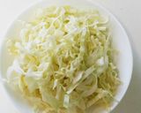 キャベツの和え物☆簡単カレー味作り方1写真