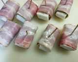 簡単☆はんぺんチーズのベーコン巻き作り方4写真