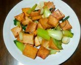 厚揚げと青梗菜の甘辛炒め作り方4写真