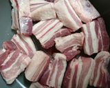 フライパン1つ♡大根と豚バラ肉の角煮作り方1写真