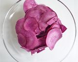 紫芋チップス作り方1写真