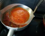 さば味噌缶☆背脂☆完熟トマトカレー作り方4写真