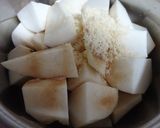 鍋１つ煮込むだけ♪里芋の肉そぼろあんかけ作り方3写真
