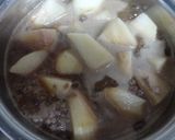 鍋１つ煮込むだけ♪里芋の肉そぼろあんかけ作り方5写真