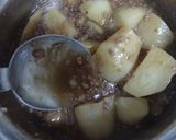 鍋１つ煮込むだけ♪里芋の肉そぼろあんかけ作り方8写真