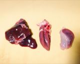 鶏モツの煮込み【レバー&ハツ&砂肝】作り方1写真