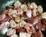 鶏モツの煮込み【レバー&ハツ&砂肝】作り方3写真