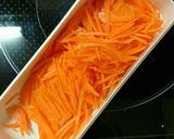 お弁当にぴったり☆人参の胡麻油炒め作り方1写真
