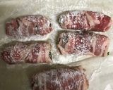 豚バラ肉の柚子胡椒レタス巻き作り方6写真