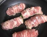 豚バラ肉の柚子胡椒レタス巻き作り方7写真