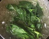 老化防止に♡モロヘイヤと山芋と焼き鯖の丼作り方3写真
