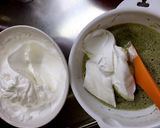 紙コップでヨモギのシフォンケーキ作り方8写真